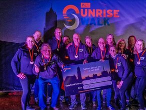 ALS Sunrise Walk uitgelopen